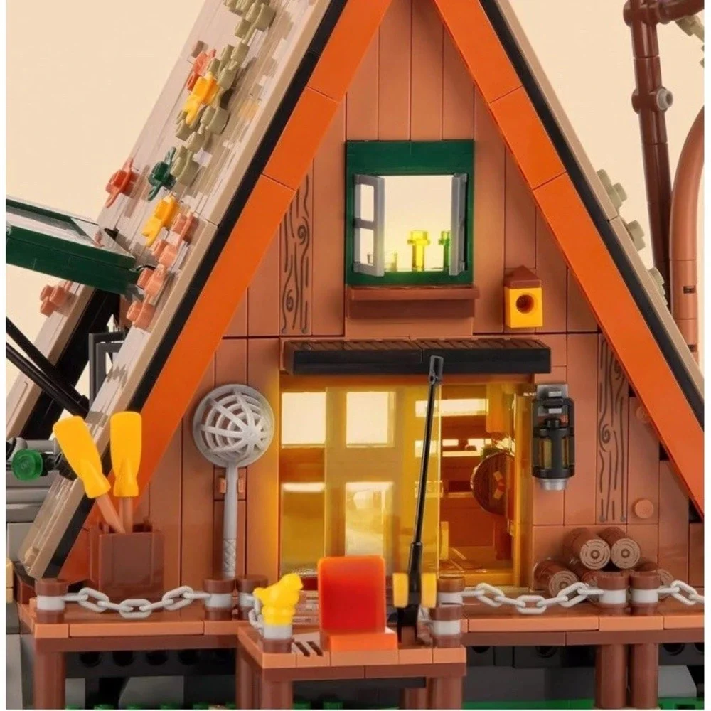 NEW A-Frame Forest Cabin 6028 - High Quality Building Bricks Complete‎ Set